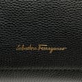 Miniatyrbillede 8 af 10: Pre-owned Ferragamo Medium Hammered Calfskin Amy Double Handle Tote Black
