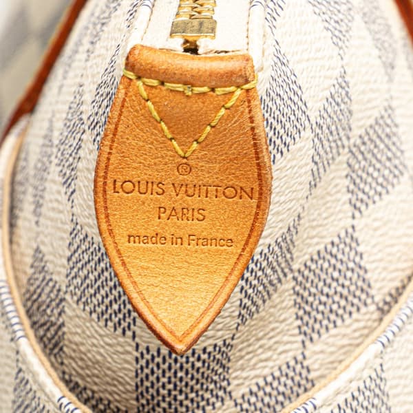 Pre-owned Louis Vuitton Damier Azur Totally PM White