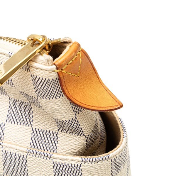 Pre-owned Louis Vuitton Damier Azur Totally PM White