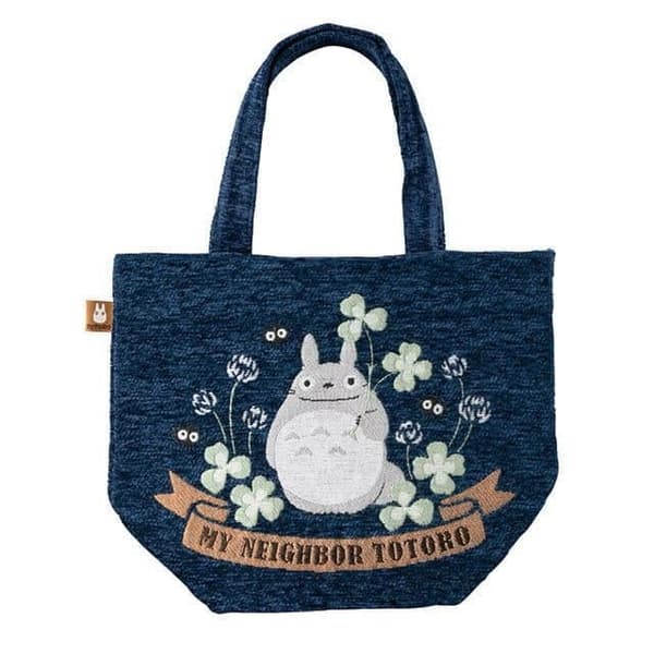 Sac Shopping - MARUSHIN - Totoro Trèfle - Polyester - Coton - 26x32x15 cm