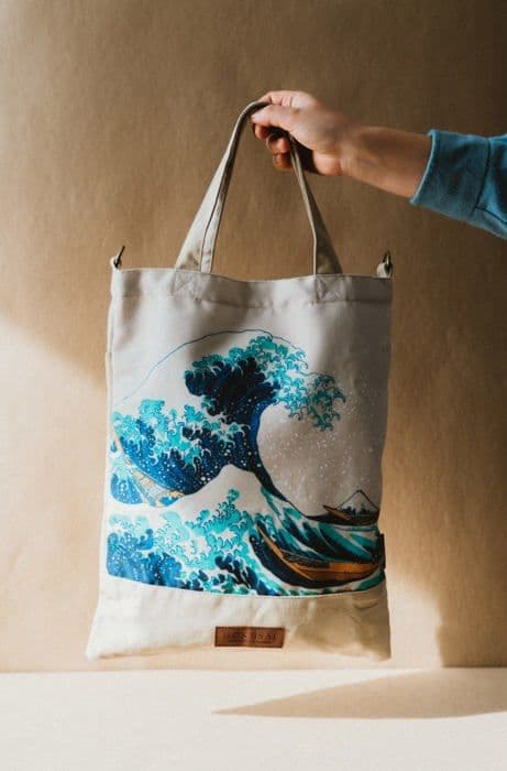Kokonote - MARE0195 - Japanese Art Axelväska, Canvasväska | Totebag, Axelhandväska, 296 x 34 cm, ()