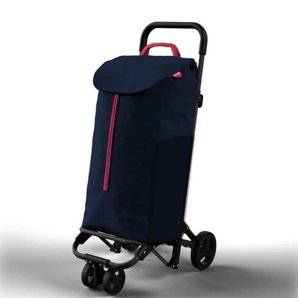 Gårvagn - gåvagn Gimi - 169327 - Stängbar stålram, rostfritt stål, blå, 50 l di capienza