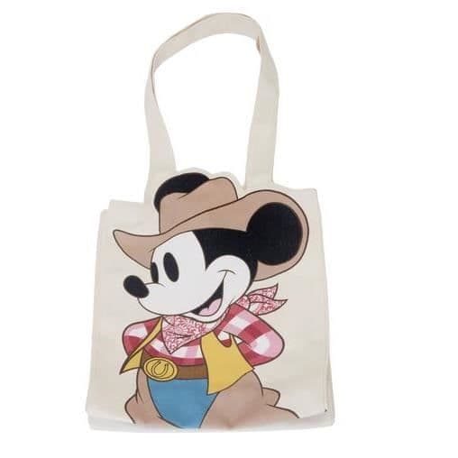 Sak för allt - Loungefly - Mickey Mouse Western - Återvunnen duk - Beige - A4 kompatibel