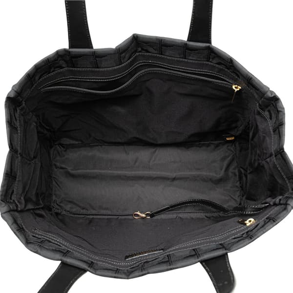 Pre-owned Chanel New Travel Line Nylon Tote Black