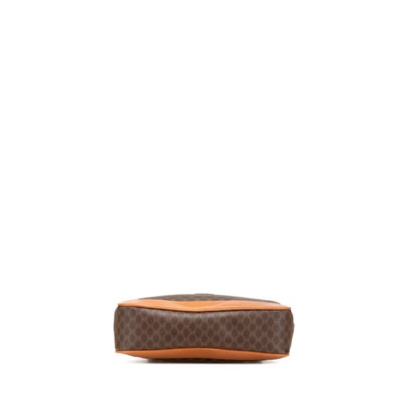 Pre-owned Celine Macadam Coated Canvas Tote Brown