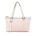 Miniatyrbillede 1 af 10: Pre-owned Gucci GG Canvas Abbey D Ring Tote Pink
