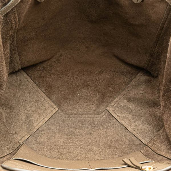 Pre-owned Celine Small Leather Phantom Cabas Tote Brown