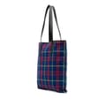 Miniatyrbild 2 av 10: Pre-owned Mulberry Plaid Canvas Tote Blue
