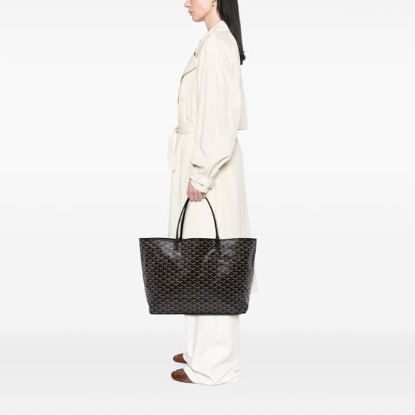 Pre-owned Goyard Goyardine Saint Louis GM Black