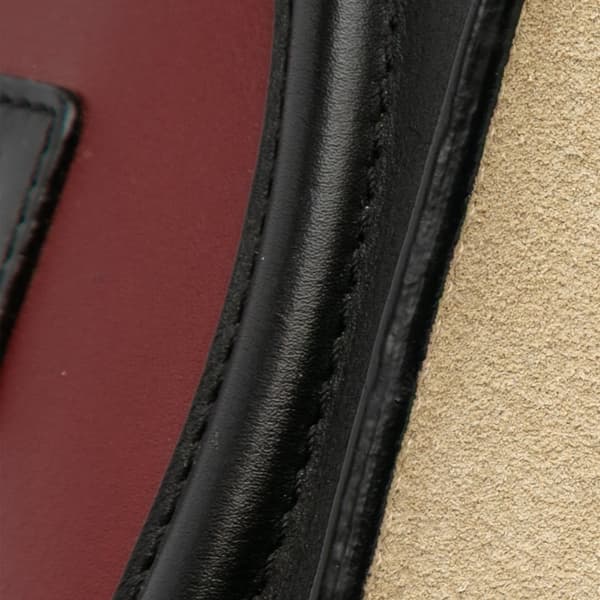 Pre-owned Celine Micro Tricolor Luggage Tote Red