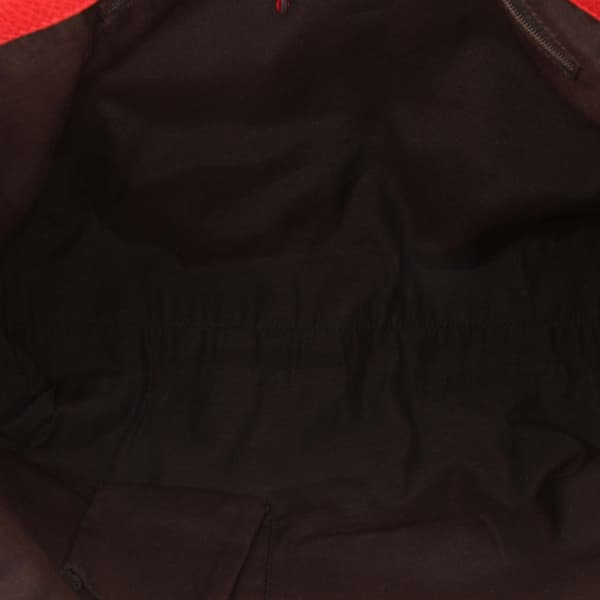 Pre-owned Gucci Calfskin Abbey D Ring Tote Red