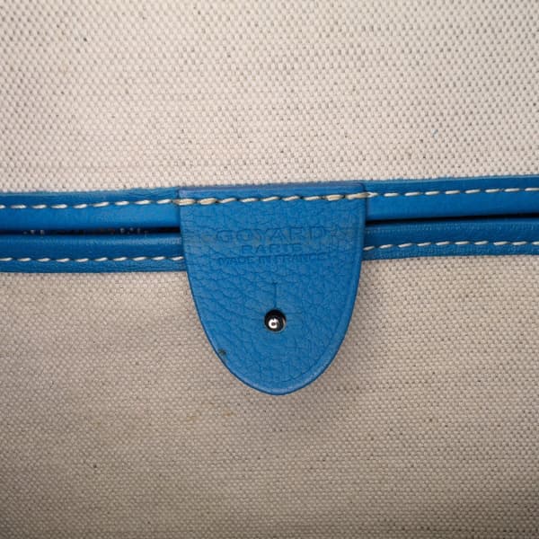 Pre-owned Goyard Goyardine Artois MM Blue