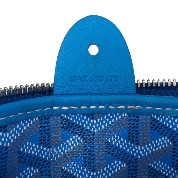 Pre-owned Goyard Goyardine Artois MM Blue
