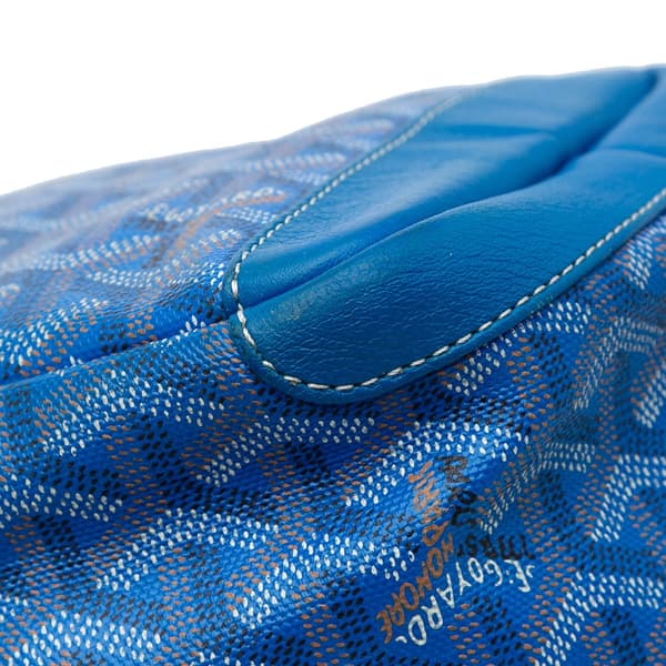 Pre-owned Goyard Goyardine Artois MM Blue