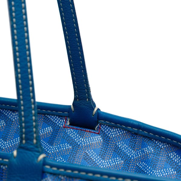 Pre-owned Goyard Goyardine Artois MM Blue