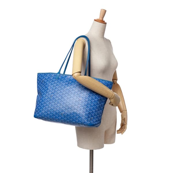 Pre-owned Goyard Goyardine Artois MM Blue