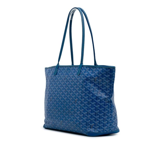 Pre-owned Goyard Goyardine Artois MM Blue