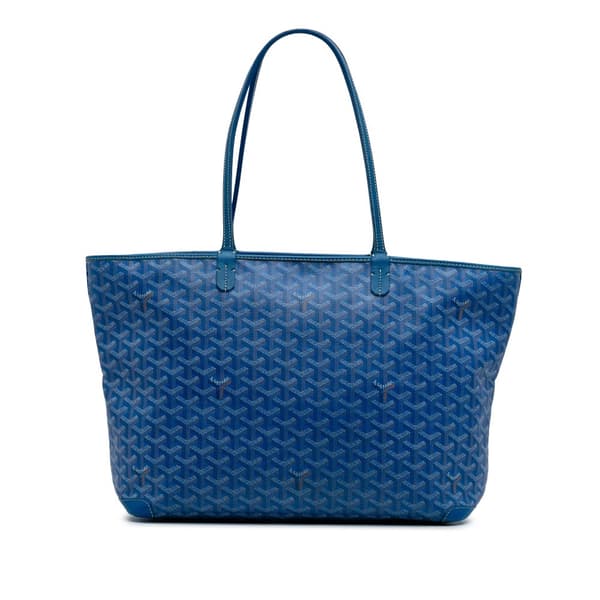 Pre-owned Goyard Goyardine Artois MM Blue