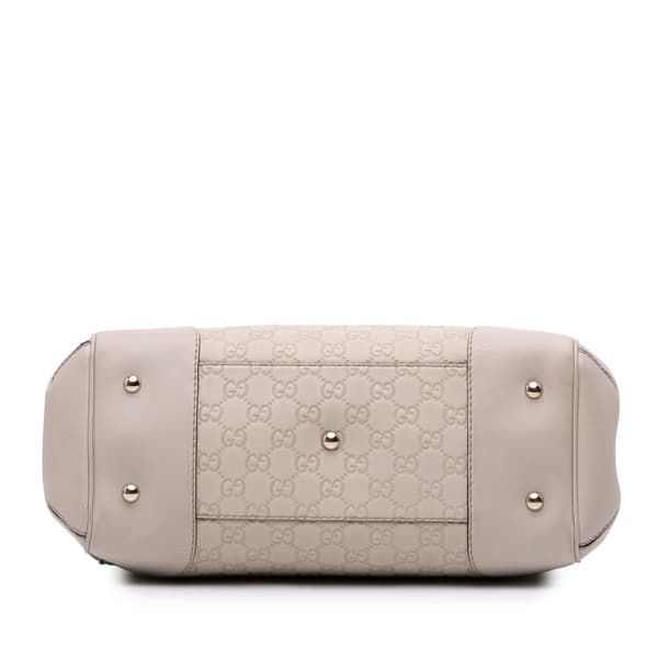 Pre-owned Gucci Guccissima Mayfair Tote Brown