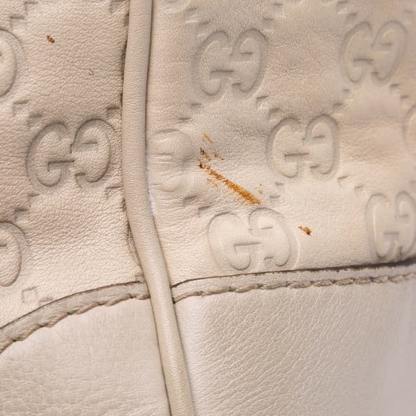 Pre-owned Gucci Guccissima Mayfair Tote Brown