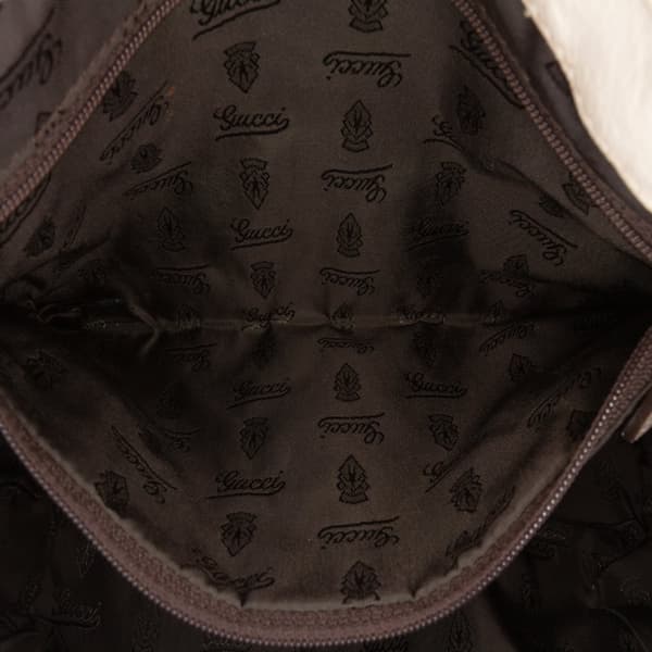 Pre-owned Gucci Small GG Canvas Tribeca Tote Brown