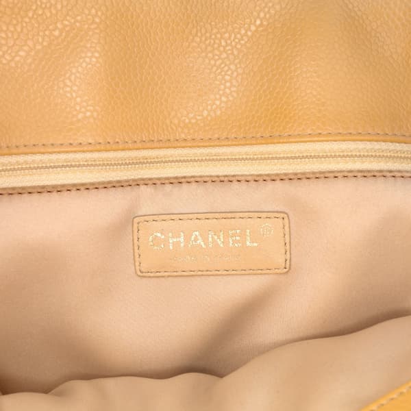Pre-owned Chanel Caviar Grand Shopping Tote Brown