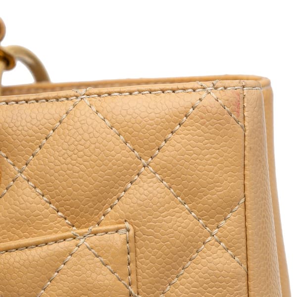 Pre-owned Chanel Caviar Grand Shopping Tote Brown