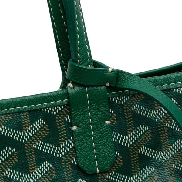 Pre-owned Goyard Goyardine Saint Louis PM Green