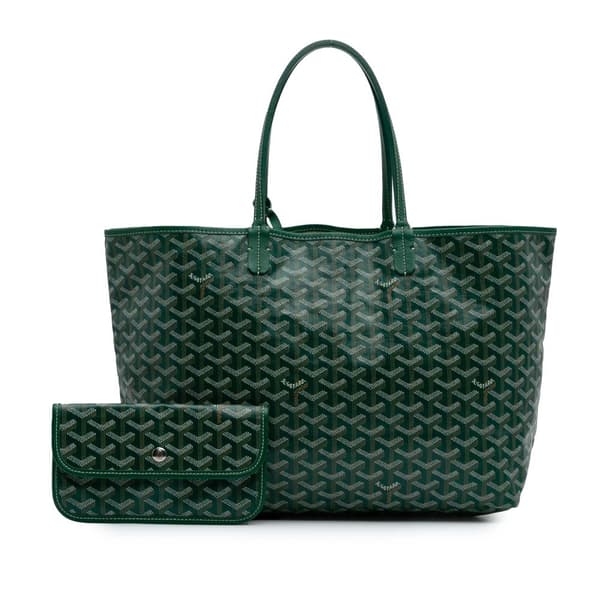 Pre-owned Goyard Goyardine Saint Louis PM Green