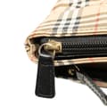 Miniatyrbild 7 av 10: Pre-owned Burberry Haymarket Check Canvas Tote Brown