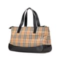 Miniatyrbild 2 av 10: Pre-owned Burberry Haymarket Check Canvas Tote Brown