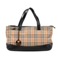 Miniatyrbild 1 av 10: Pre-owned Burberry Haymarket Check Canvas Tote Brown