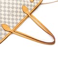 Miniatyrbilde 10 av 10: Pre-owned Louis Vuitton Damier Azur Neverfull MM White