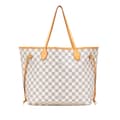Miniatyrbilde 1 av 10: Pre-owned Louis Vuitton Damier Azur Neverfull MM White