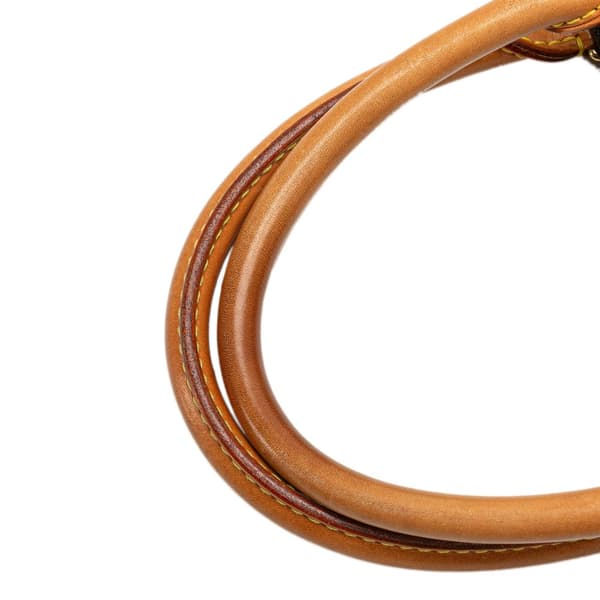 Pre-owned Louis Vuitton Monogram Sac Plat Brown