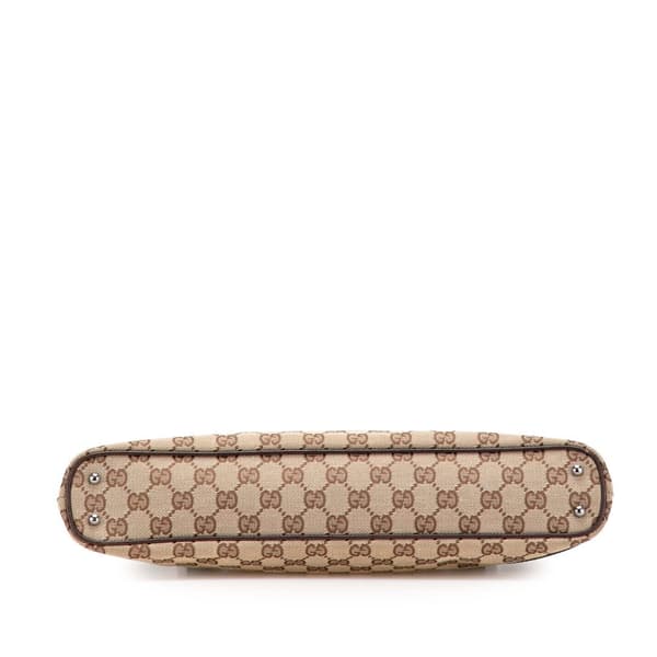 Pre-owned Gucci GG Canvas Tote Brown