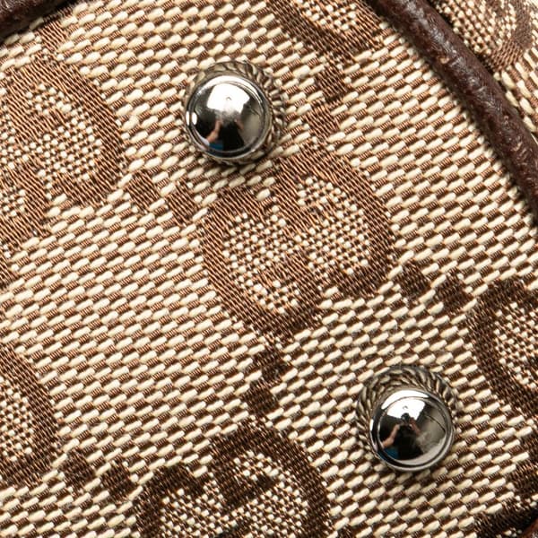 Pre-owned Gucci GG Canvas Tote Brown