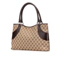 Miniatyrbillede 2 af 10: Pre-owned Gucci GG Canvas Tote Brown
