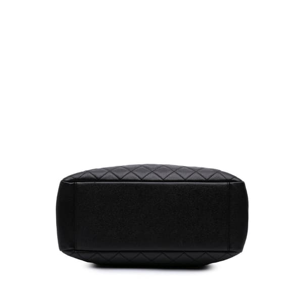 Pre-owned Chanel Caviar Grand Shopping Tote Black
