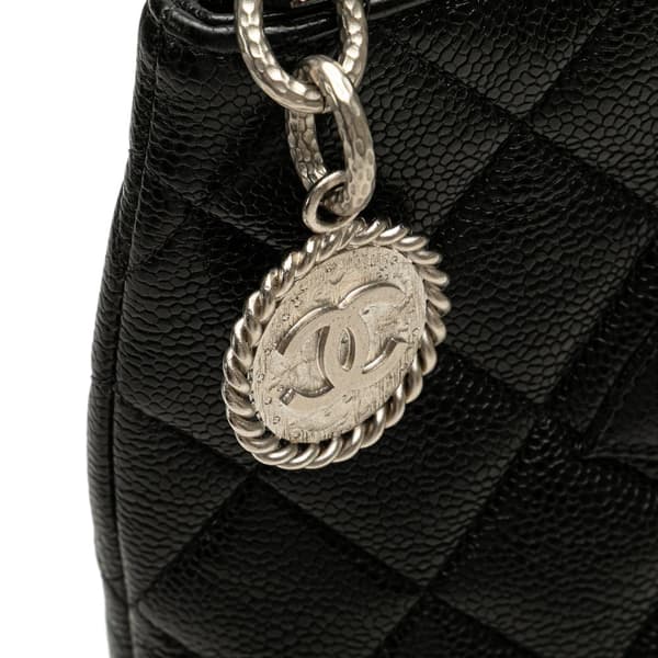 Pre-owned Chanel Caviar Medallion Tote Black