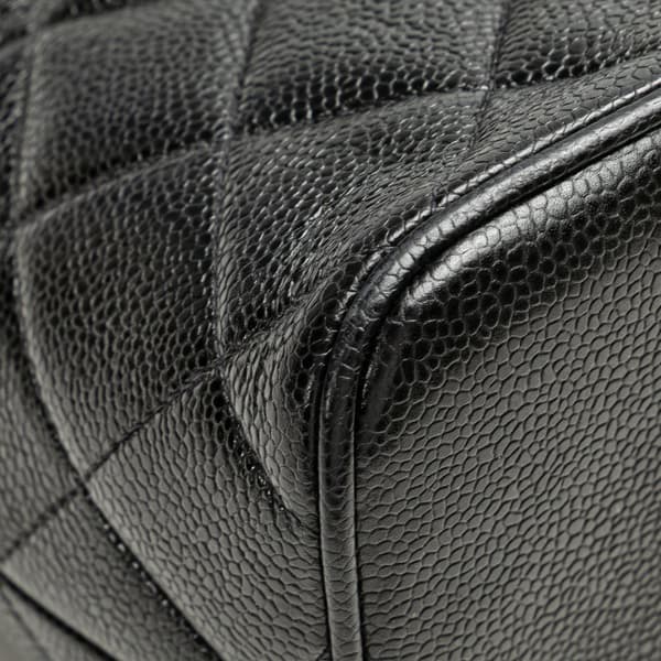 Pre-owned Chanel Caviar Medallion Tote Black