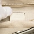 Miniatyrbillede 6 af 10: Pre-owned Gucci Medium Diamante Raffia Sukey Tote White
