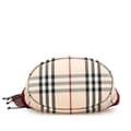 Miniatyrbillede 3 af 10: Pre-owned Burberry Velvet Trimmed House Check Canvas Tote Brown