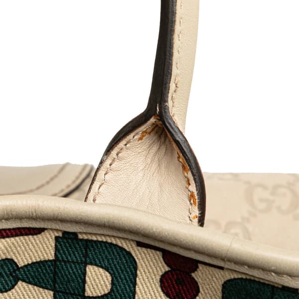 Pre-owned Gucci Guccissima Princy Tote White
