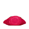 Miniatyrbillede 3 af 10: Pre-owned Balenciaga Small Raffia Motocross Panier Basket Tote Pink