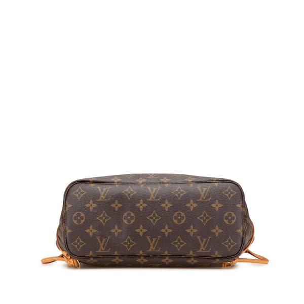 Pre-owned Louis Vuitton Monogram Neverfull PM Brown