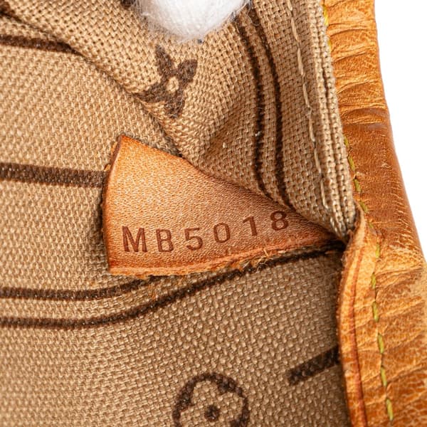 Pre-owned Louis Vuitton Monogram Neverfull MM Brown