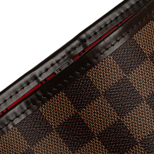 Pre-owned Louis Vuitton Damier Ebene Neverfull MM Brown
