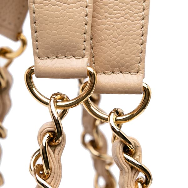 Pre-owned Chanel Caviar Grand Shopping Tote Brown