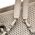 Miniatyrbild 9 av 10: Pre-owned Chanel Perforated Calfskin Up In The Air North South Tote White